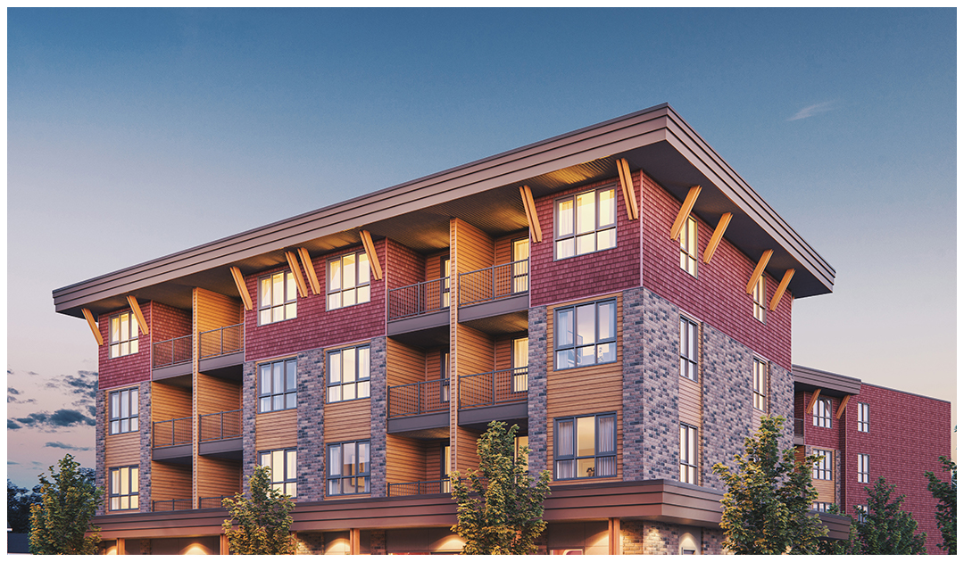 Rendering of new apartment building Beckwith Square